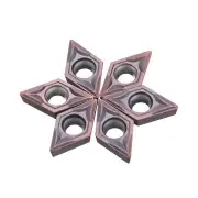 10pcs DCMT070204 VP15TF Carbide Insert for SDNCN1010H07/SDNCN1212H07 Turning Tool Holder
