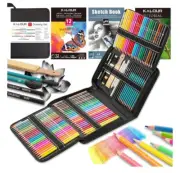 KALOUR 106 Coloring Sketching Kit Set - Pro Art Supplies with Sketchbook