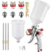 HVLP Sprayer Gun Paint Gun Auto Paint Air Spray Gun Kit Gravity Feed Car Primer