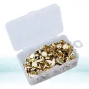 200 Pcs Scrapbooking Brads Embellishments Metal Brads Prong Fasteners
