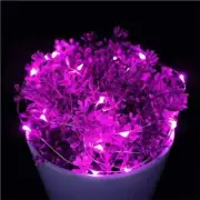 Purple 10M Copper Wire 100 LEDs String Fairy Light Xmas Tree Bedroom Decor IP65