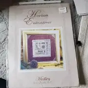 Heirloom Embroideries England Medley embroidery sampler pattern chart