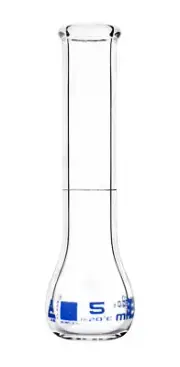 Eisco Labs 5ml Volumetric Flask, Class B - Borosilicate 3.3 Glass
