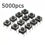 Geekcreit?&reg; 5000pcs Mini Micro Momentary Tactile Tact Switch Push Button DIP P4 Normally Open