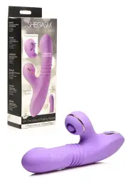 Shegasm Pro Thrust Max 9" Thrusting & Pulsing Rabbit Vibrator