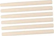 Happyyami 6pcs Wooden Shovel Handle Replacement Long Durable Wood Handles for Garden Tools Compatible with Axes Hoes and Hammers Comfortable Grip for Effortless Use