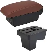 Car Multifunctional Storage Box Armrest Box for Kia for Stonic Armrest Box for Kia for Stonic Car Armrest Central Storage Box Dedicated Retrofit Interior with 3Usb