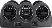 Center Dash AC Outlet Air Vent Panel with Emergency Switch E771 5111E100 Compatible for Nissan Altima 2007-2012 Fourth Generation