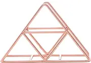Decorative Triangle Napkin Holder Geometric Metal Tabletop Napkin Tissue Dispenser Rack