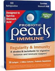 Nature's Way Probiotic Pearls Immune, 1 Billion Live Cultures, 30 Softgels