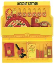Master Lock 18-piece Lockout Station includes 6 Padlocks + more