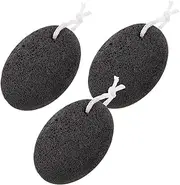 3pcs Exfoliating and Foot Polishing Tool Scrubber Pumice Bar Foot Pumice Foot File Pumice Stones Pedicure Tools Remover for Feet Foot Scrub Footing Stone Volcanic Rock Dark Grey
