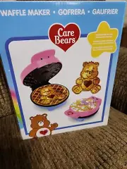 Care Bears Waffle Maker Round or Bear Shape Kitchen Baking Breakfast Cute