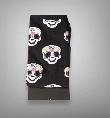 Spooky Halloween Sugar Skull Skeleton Socks