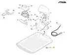 Platform Base Of Refill Original Stiga a3000 Rtk Robot Lawn Mower 381119736/0