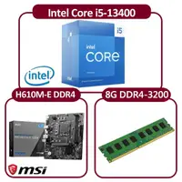 在飛比找momo購物網優惠-【Intel 英特爾】Intel i5-13400 CPU+