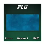 Frontline Gaming FLG Mats 6' x 3' 6' x 3' - Ocean #1 New