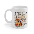Mug Christian Psalm 113 The Lord Is My Strength Song Quote Mug Inspirational