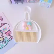 Kawaii Little TwinStar Desktop Broom Dustpan Set Desk Desk Hygiene Mini Delicate