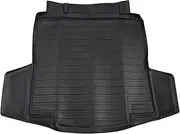 X AUTOHAUX 1 Pc Cargo Liner Rear Trunk Mat for Chevy Malibu 2016-2025 Rear Trunk Cargo Luggage Boot Tray Mat Black TPE Long Grid Pattern