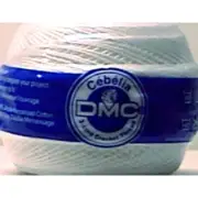 10 Pack DMC/Cebelia Crochet Cotton Size 20-Bright White 167G 20-B5200