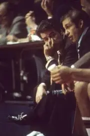 Pennsylvania coach Chuck Daly with assistant coach Rollie Massimin- Old Photo