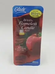 GLADE Wisp Flameless Candle Scented Oil Refill Apple Cinnamon