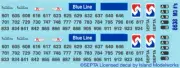 8638 SEPTA licensed HO M3 decals by Island Modelworks