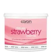 Caronlab Strawberry Crème Microwaveable Strip Wax 400ml