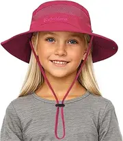 [CULACCINO] Kids Bucket Hat Boys Fishing Hat Outdoor Breathable Sun Protection UPF 50+Safari Hat Sun Hat Boys Girls