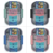 Smash Blue Stainless Steel Bento 5 Compartment Lunch Box - Assorted*