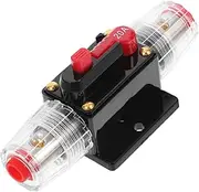 NOLITOY Automatic Reset Circuit Breaker Fuse for Rv and Automotive Use Manual Reset Fuse Holder for Car and Boat and Versatile Circuit Protection for Audio Systems