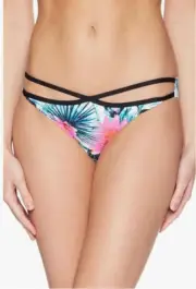 Rip Curl Women's Standard Palms Away Luxe Hipster Bikini Bottom Size S 5482