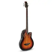 Ovation Celebrity Elite E-Acoustic Bass CEB44-1N Cutaway, New England Burst