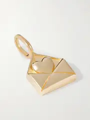 [STONE AND STRAND] STONE AND STRAND - Note To Self 10-karat Gold Pendant - One size One size Gold