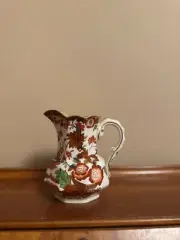 Antique Amherst Iron Stone Pitcher Made in England