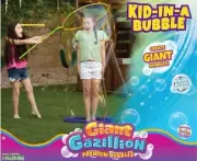 Gazillion Bubbles Giant Bubbles Kid-In-A-Bubble Wand