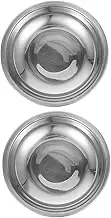 SHOWERORO 2pcs Electronic Scale Tray Cover Storage Tank and Gram Pan Grams Modification Kit Storage Rack Tray Gems Full-Vehicle Gaskets Cold-Proof Belt Electronic Pan Stainless Steel Silver