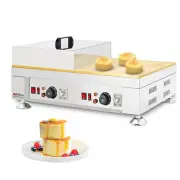 Souffle Machine | Japanese Pancake Maker with Dual Pan | Dorayaki Machine | 110V