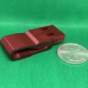 150+dB Sunstone Emergency Clip On Whistle Floats Security Loud 2 Chamber USA