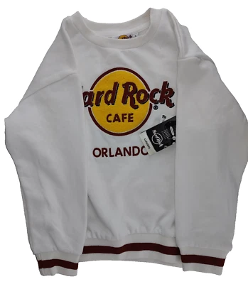 Hard Rock Cafe Youth Orlando Florida Sweatshirt Size S New With Tags