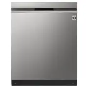 LG 15 Place QuadWash Built-under Dishwasher with Auto Open Dry in Platinum Steel XD3A25UPS