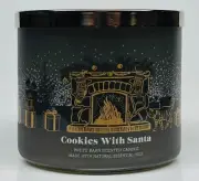 1 Bath & Body Works COOKIES WITH SANTA 3-Wick Large Scented Candle 14.5 oz
