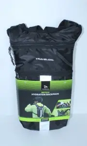 Travelon Bicycle Hydration Backpack 2 L. Bladder hydration tube, reflection NWT