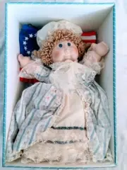 Vintage Cabbage Patch Kid Porcelain Limited Edition #4897 Betsy Ross NIP