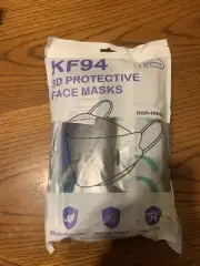 Black KF94 Face Mask 250 count Brand New 4 Layer Safety Mask 5 Packs Of 50