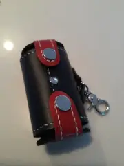 Dog Poo Bag Holder in Hand Crafted Leather
