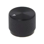 Potentiometer Knob 0.24" Dia Black Adjustable Metal Liner Outdoor Traveling Camp