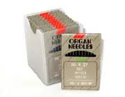 100 ORGAN B-27 SIZE#9/65 OVERLOCK SERGER BALLPOINT NEEDLES DCX27