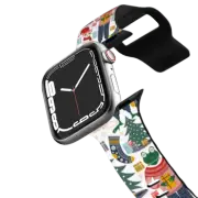 Apple Watch Series 4-6, SE (44mm) Impact Band Christmas Cat and Sweater Frog